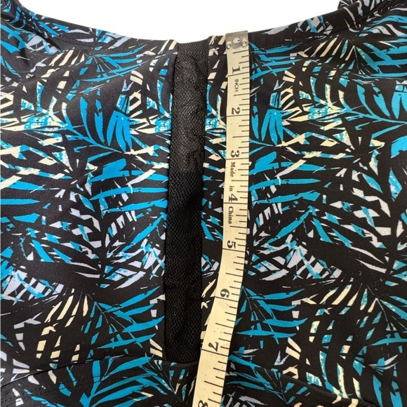 Swimsuits For All Longer Length Mesh Tankini Top by Swim 365-Size 28 - Picture 7 of 11